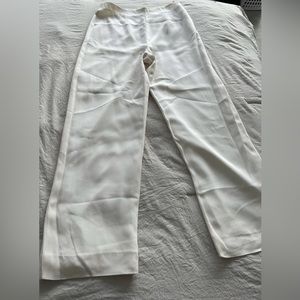 Lightly Worn, Valentino Ivory Straight Leg Pant (Like New) - Size 10